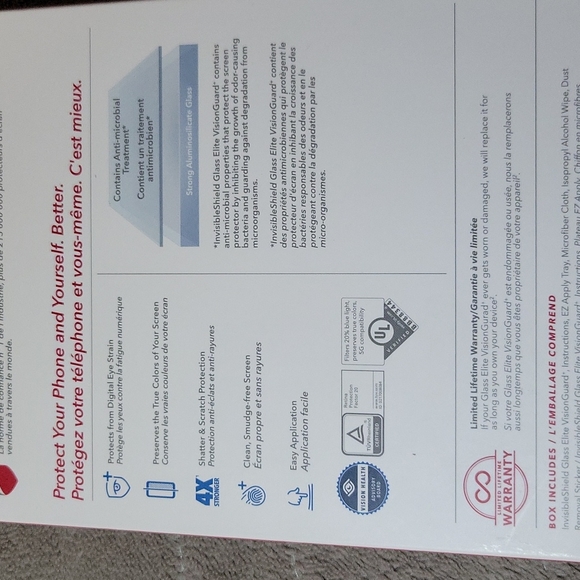 InvisibleShield Glass Screen Protector iPhone 12 Pro Max - Picture 3 of 4